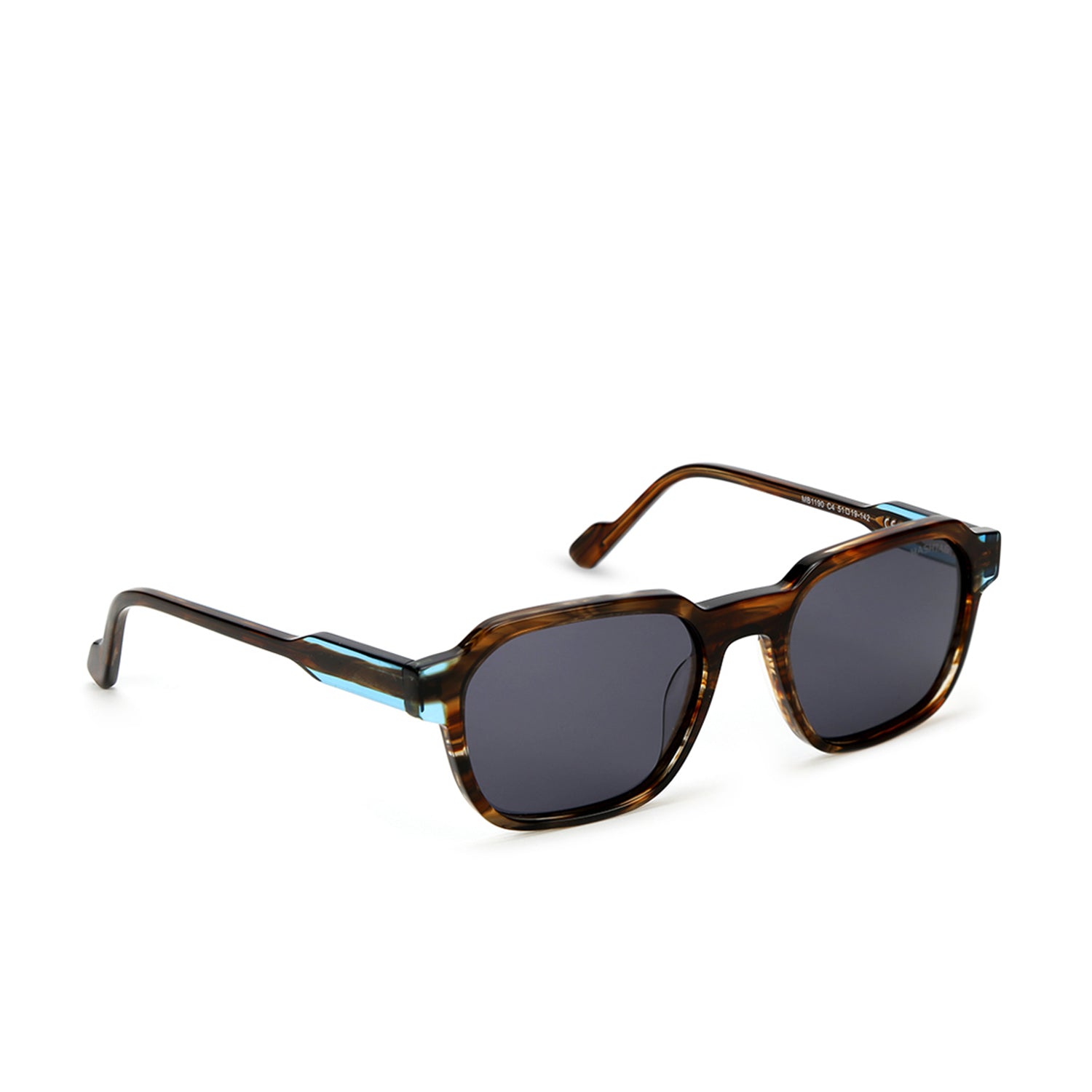 color-Tiger Brown Transparent Blue