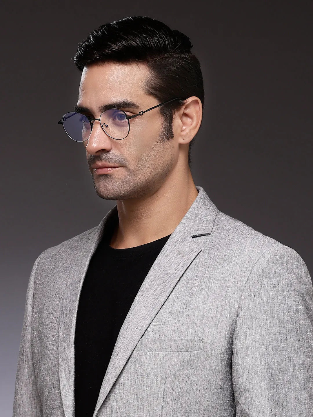 Astrid | Golden Rose Medium Full Rim Oval Computer Glasses for Men & Women [Blue Block]