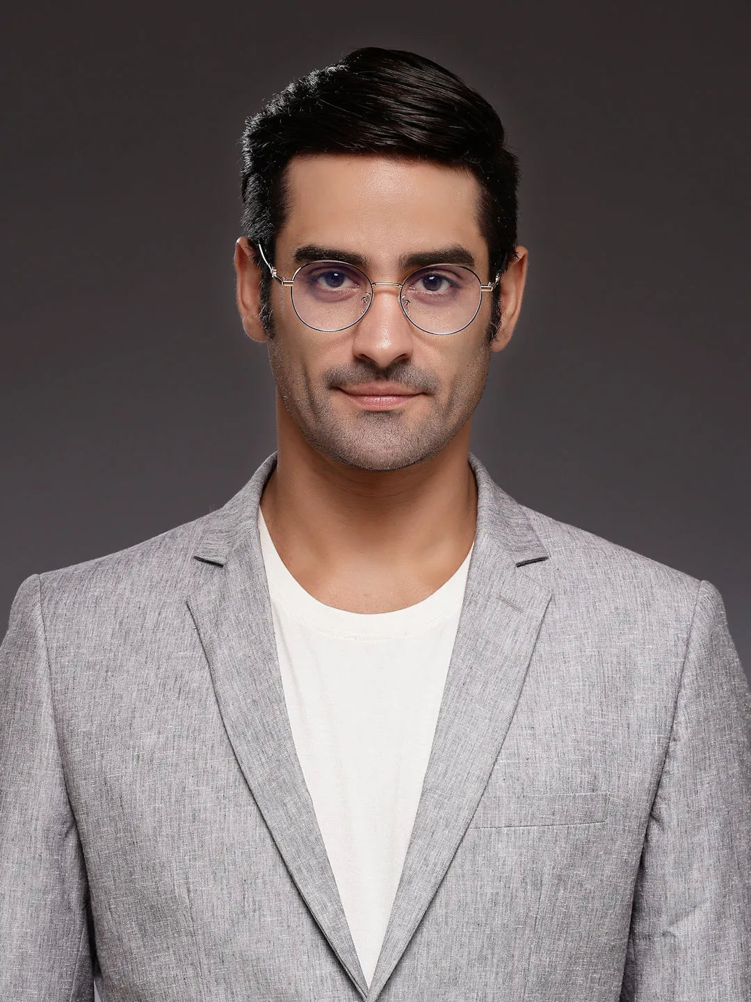 Astrid | Black Medium Full Rim Oval Computer Glasses for Men & Women [Blue Block]