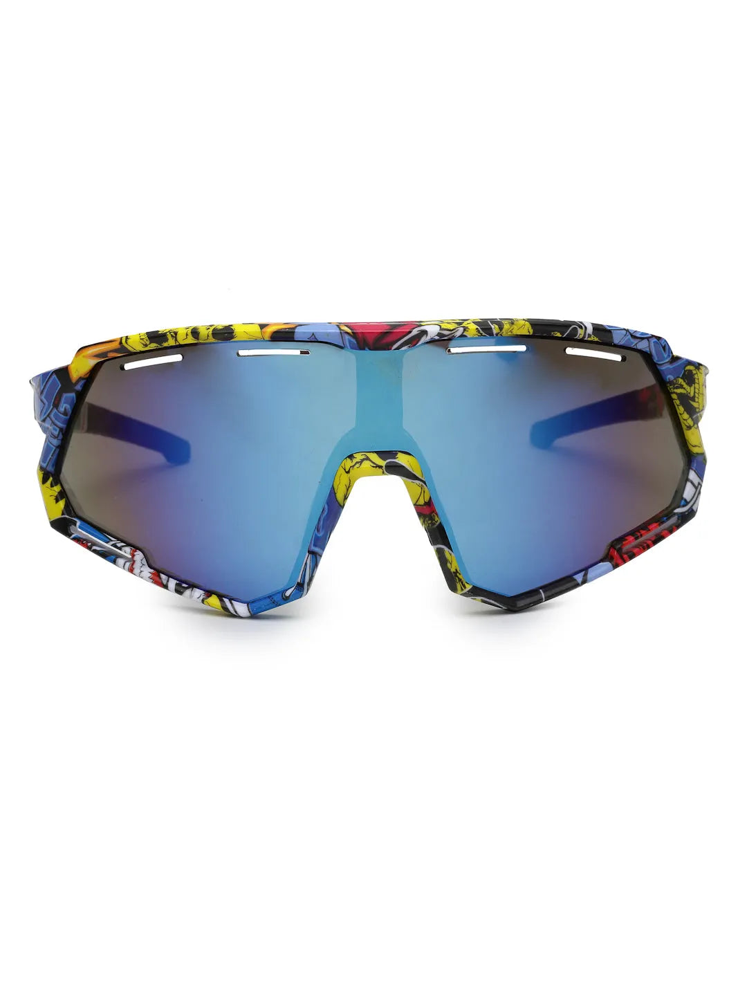 Myrion | Multi Texture Medium Full Rim Shield Sports for Men & Women [UV-protected]