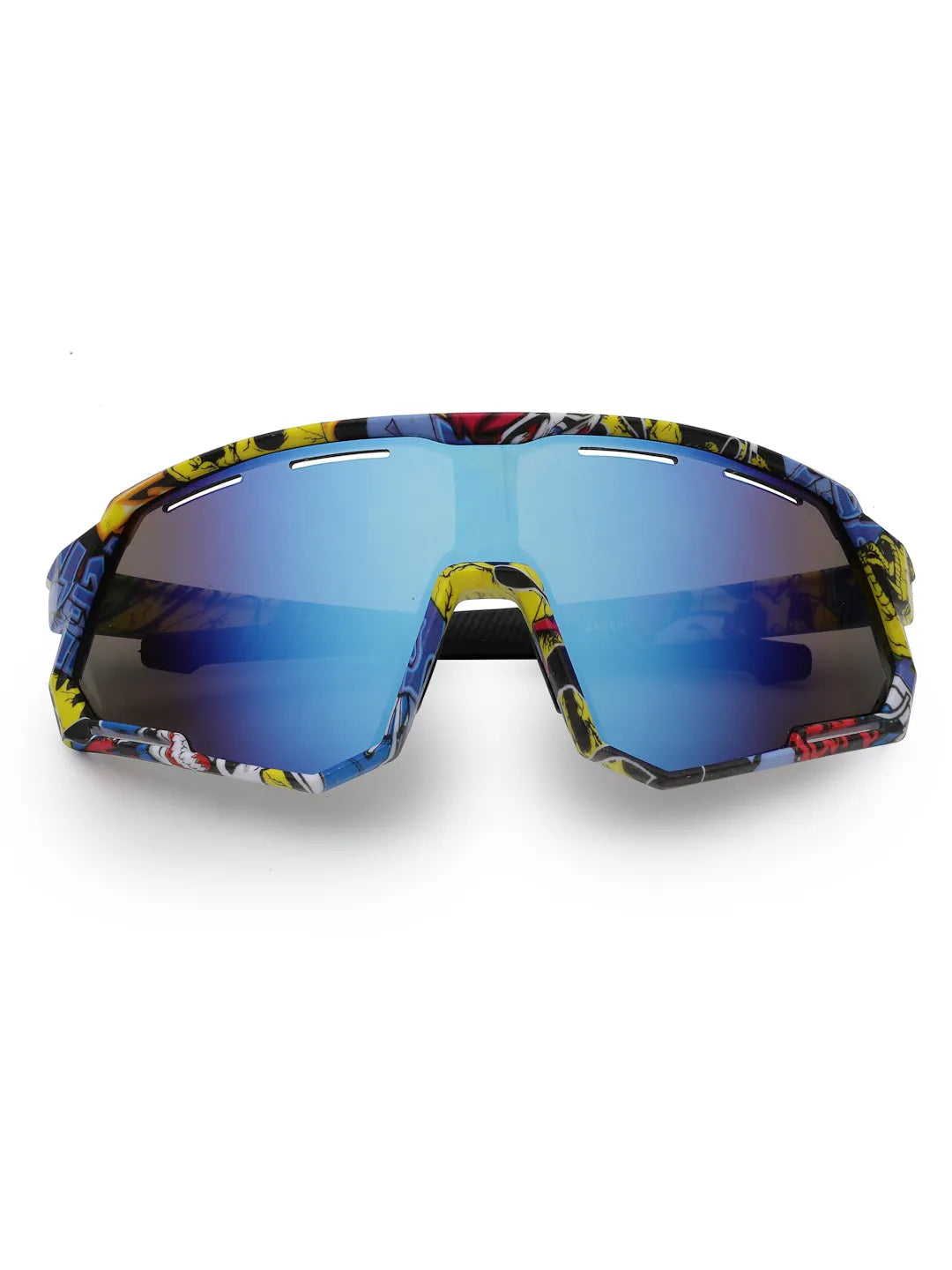 Myrion | Multi Texture Medium Full Rim Shield Sports for Men & Women [UV-protected]