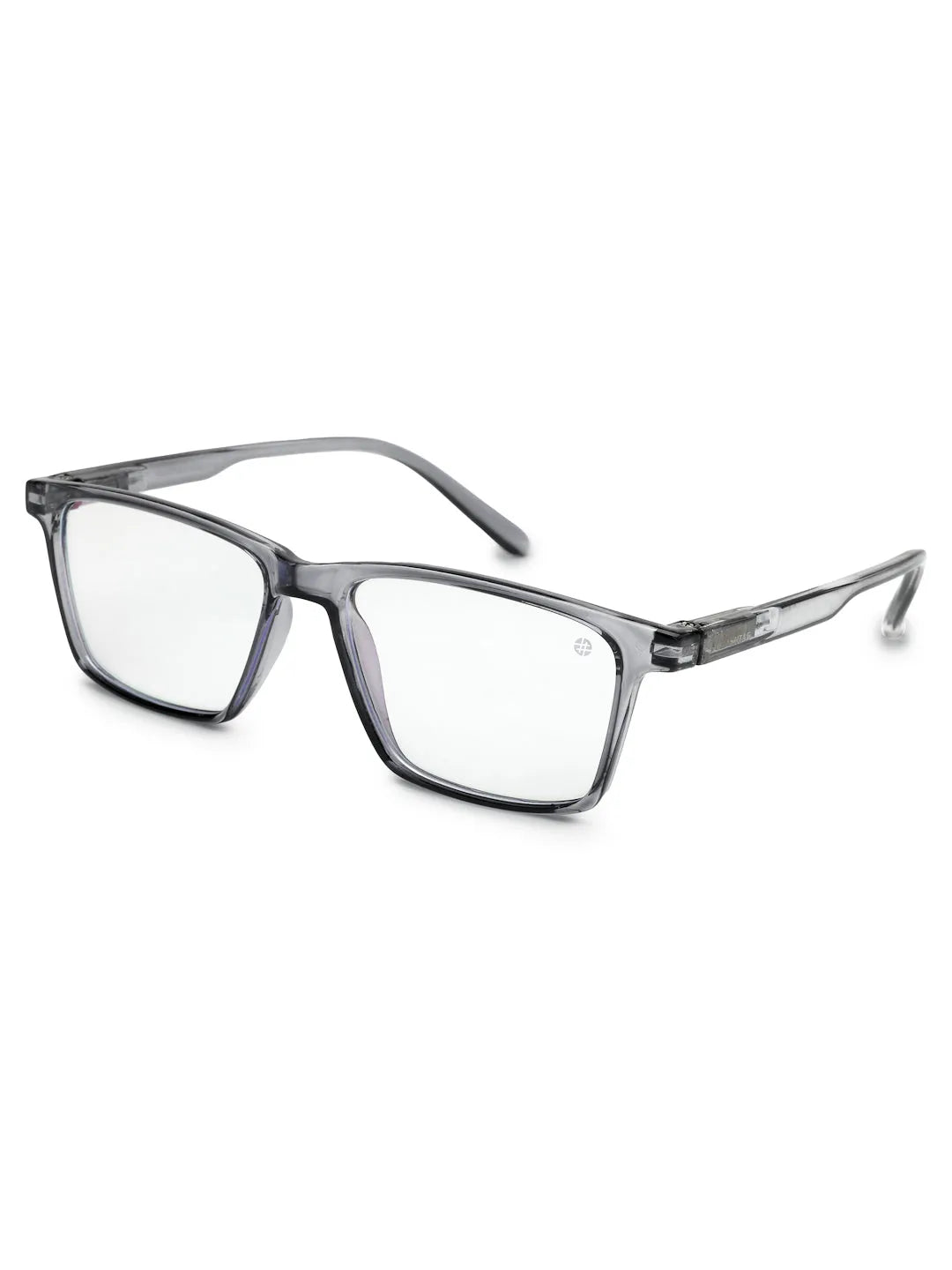 Aurora | Smoke Medium Full Rim Rectangle Computer Glasses for Men & Women [Blue Block]