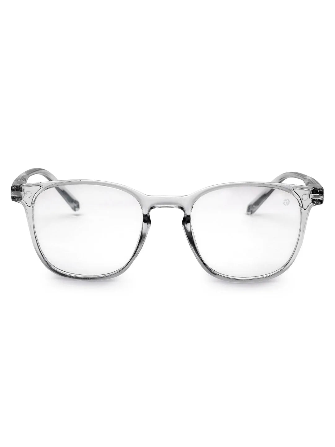 Radiant | Transparent Medium Full Rim Oval Computer Glasses for Men & Women [Blue Block]