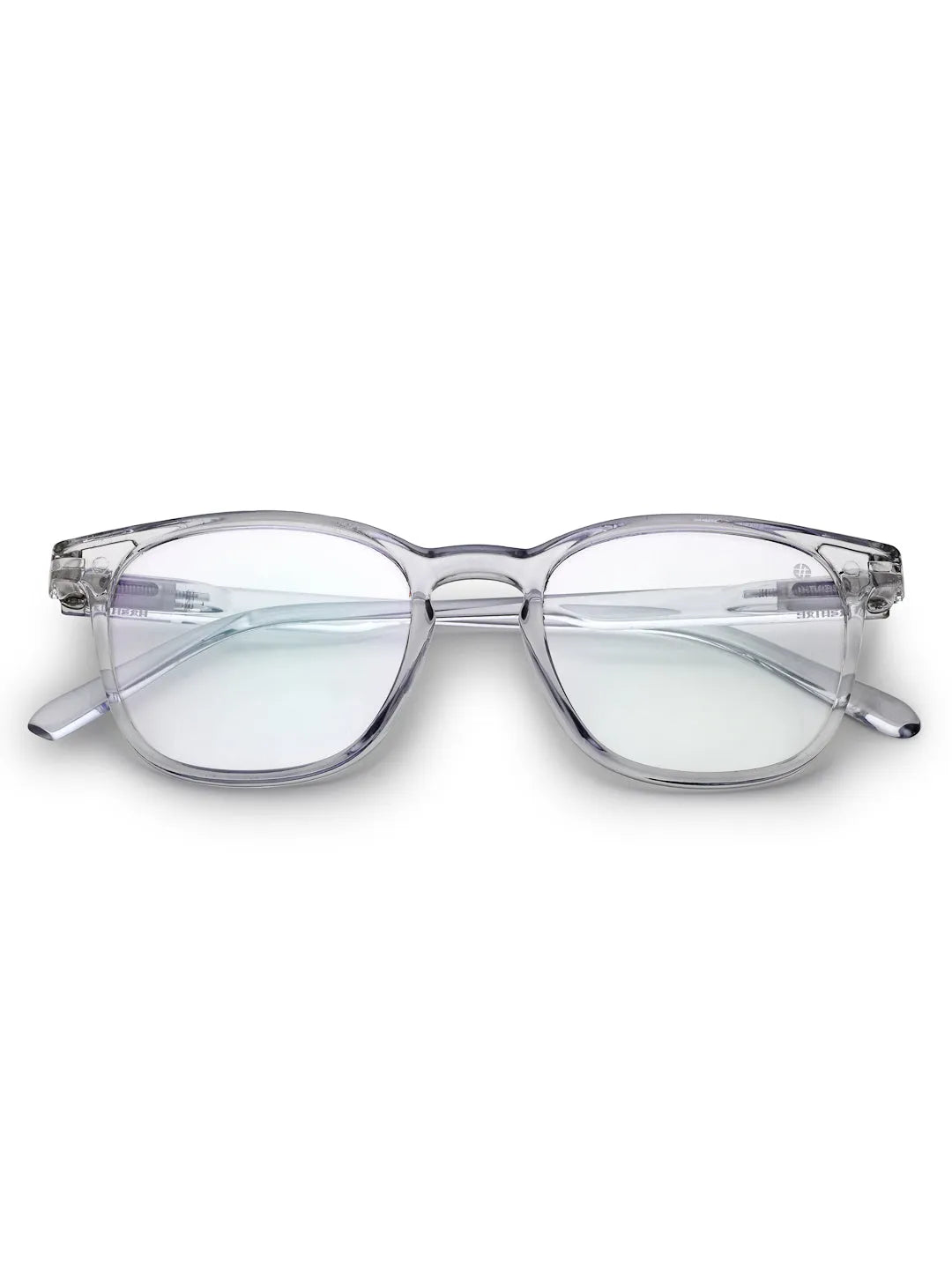 Radiant | Transparent Medium Full Rim Oval Computer Glasses for Men & Women [Blue Block]