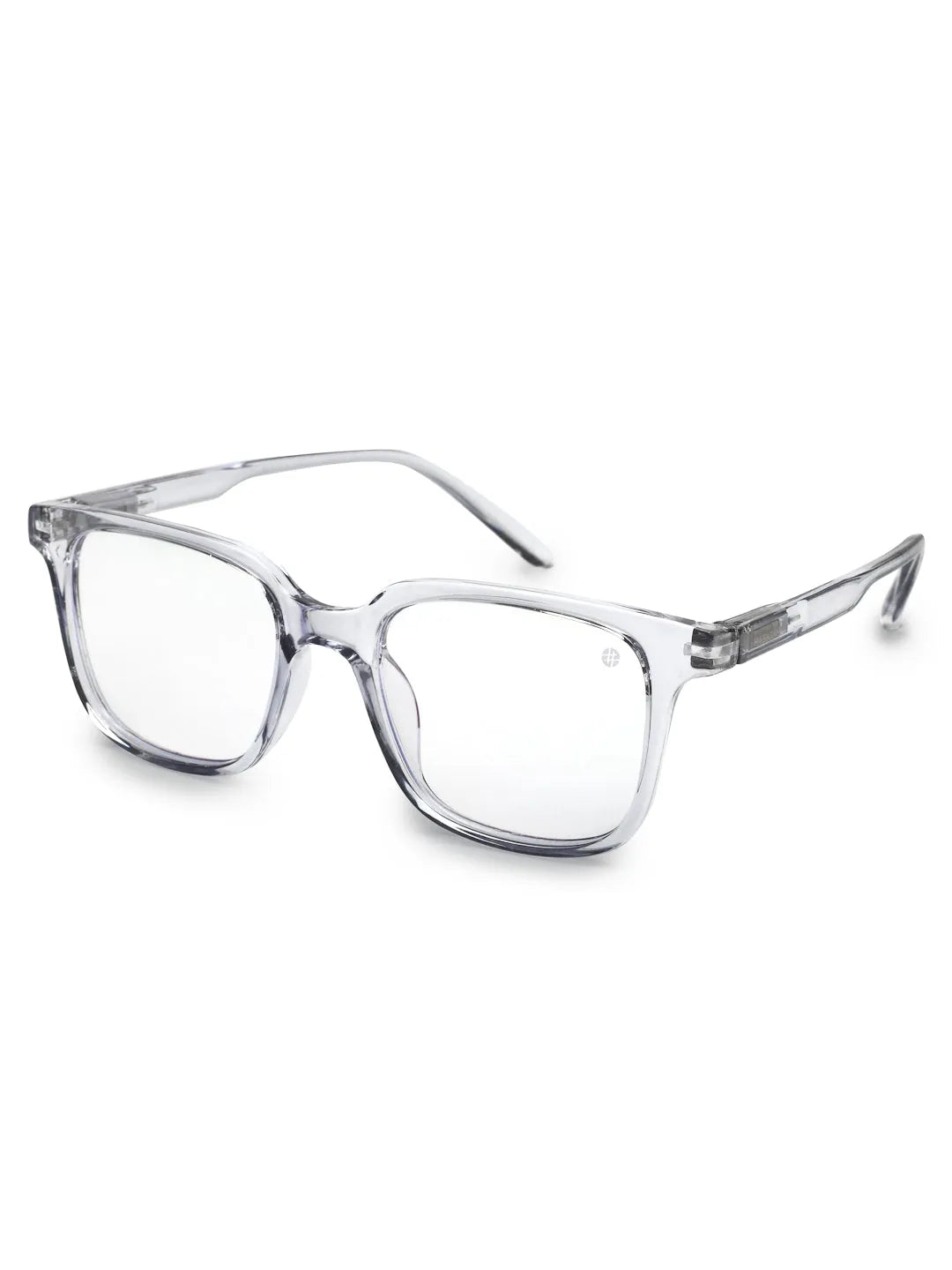 Celestia | Transparent Medium Full Rim Wayfarer Computer Glasses for Men & Women [Blue Block]