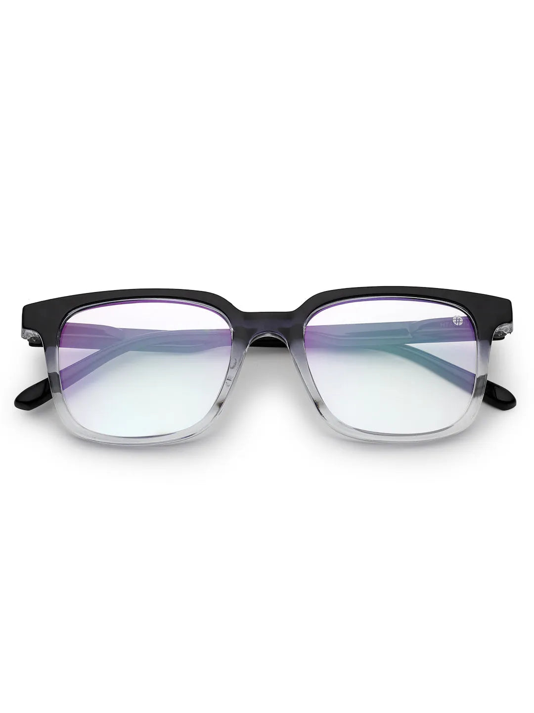 Celestia | Gradient Black Medium Full Rim Wayfarer Computer Glasses for Men & Women [Blue Block]