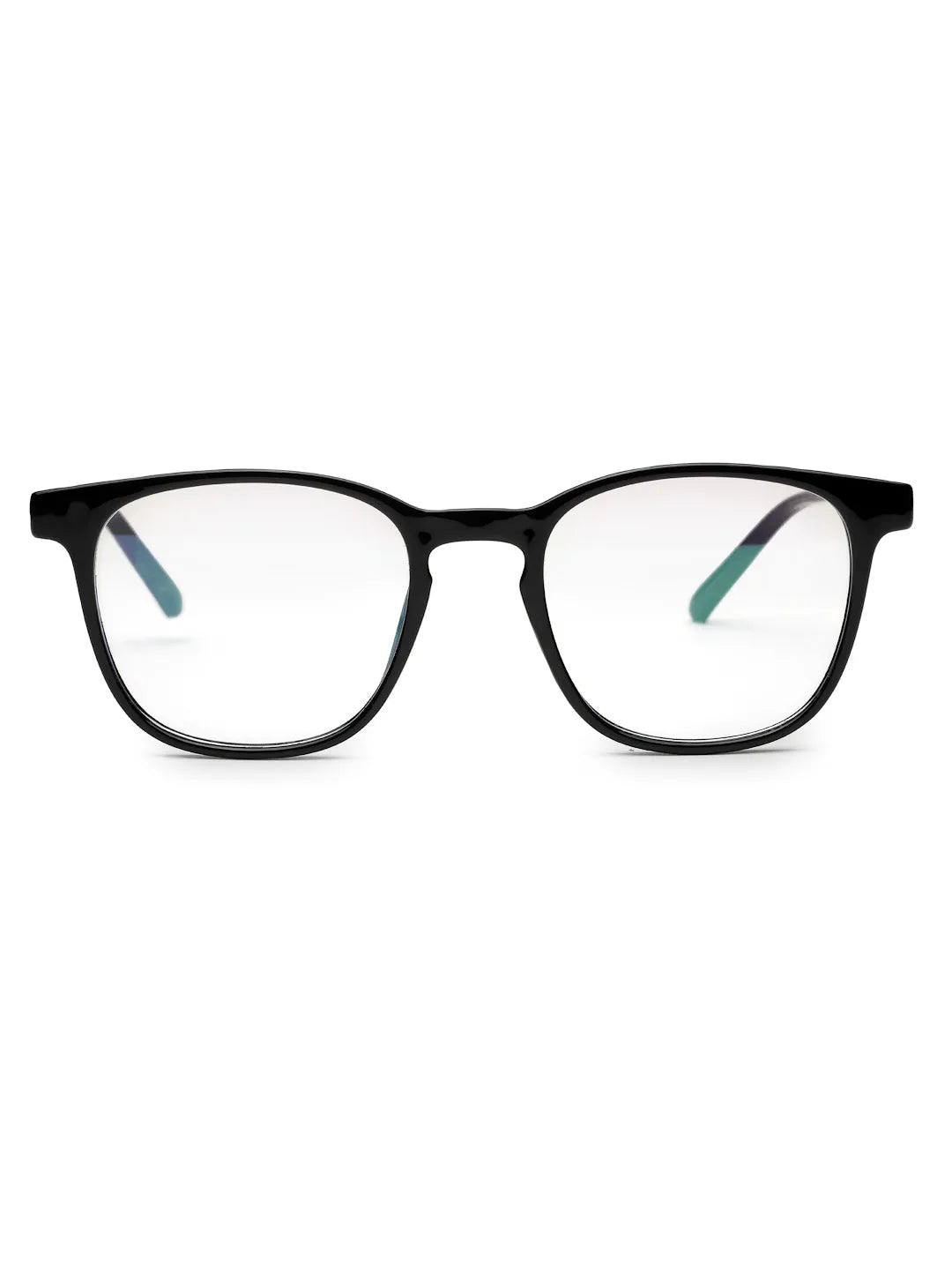 Radiant | Black Medium Full Rim Oval Computer Glasses for Men & Women [Blue Block]