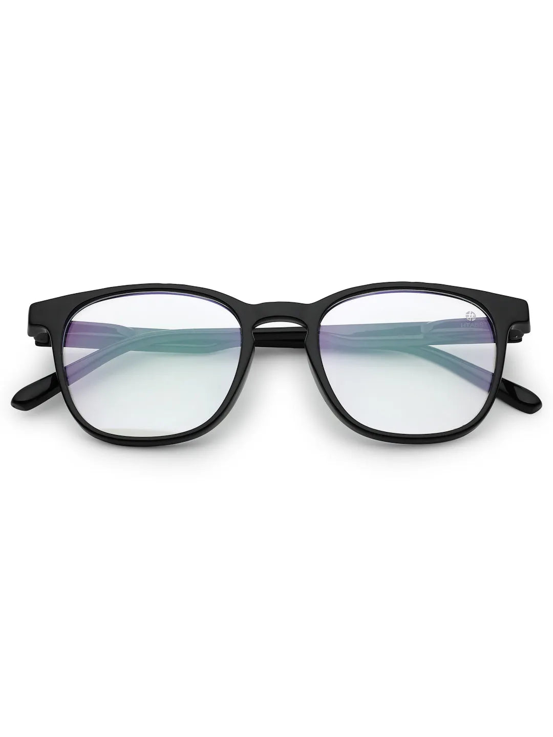 Radiant | Black Medium Full Rim Oval Computer Glasses for Men & Women [Blue Block]