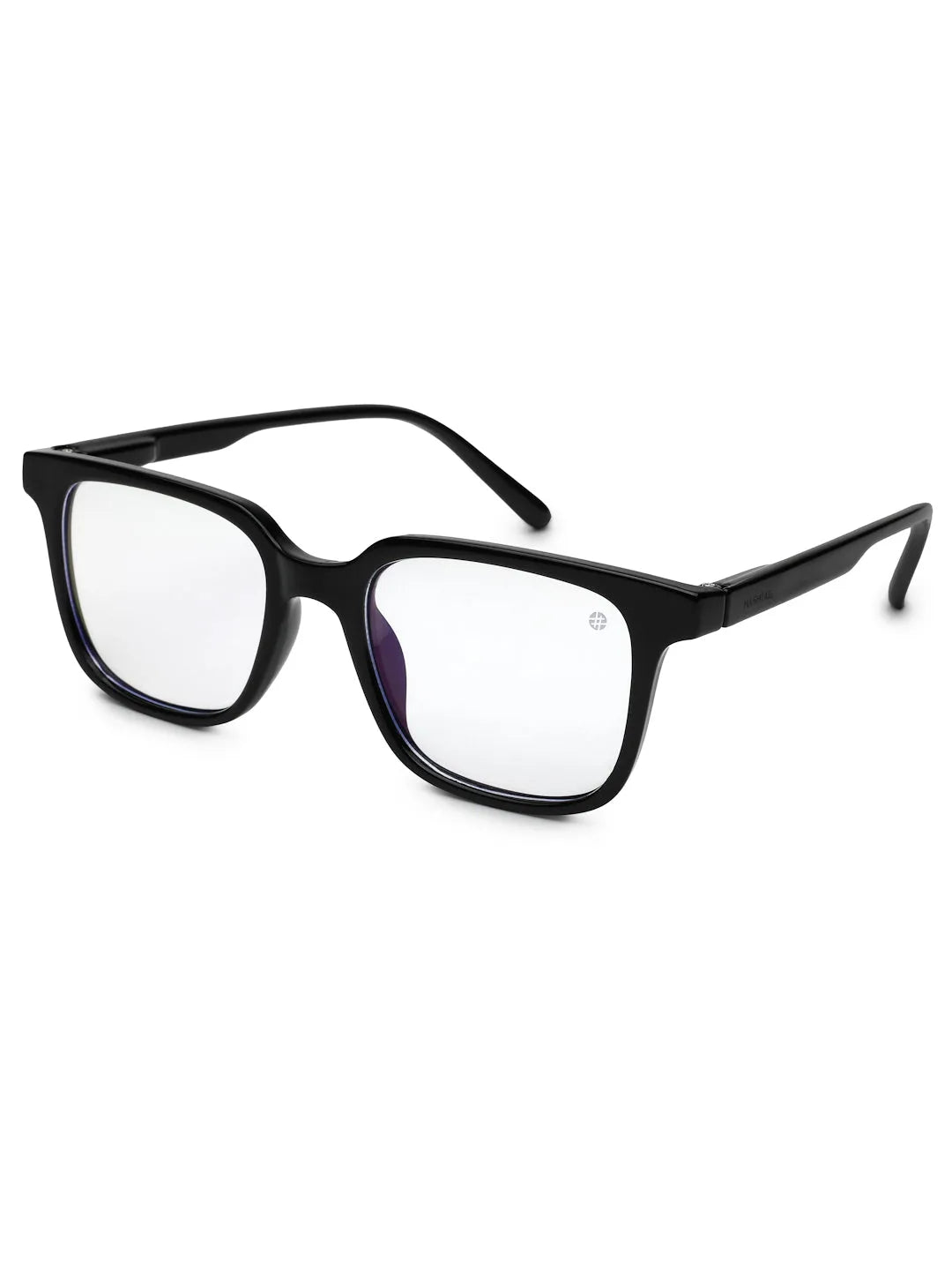 Celestia | Black Medium Full Rim Wayfarer Computer Glasses for Men & Women [Blue Block]