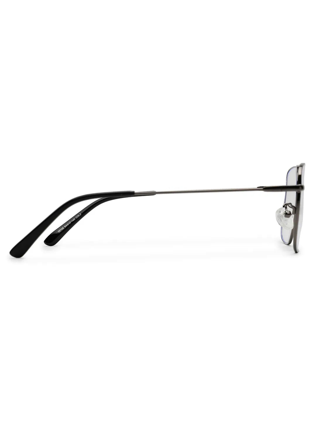 Jovion | Grey Medium Full Rim RECTANGLE Computer Glasses for Men & Women [Blue Block]
