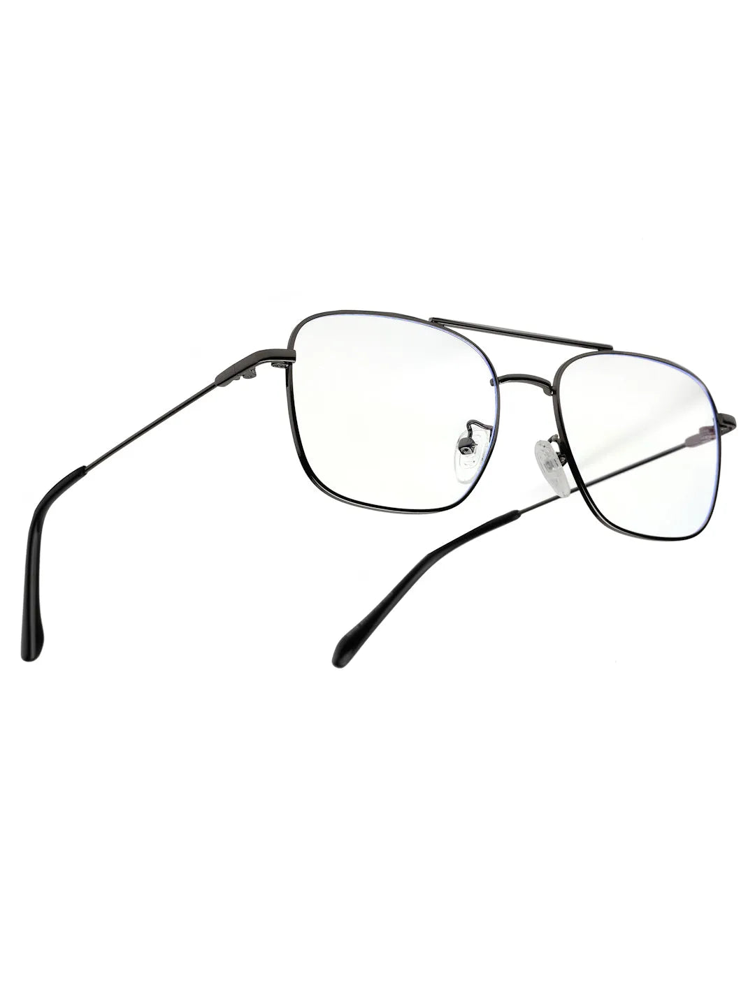 Jovion | Grey Medium Full Rim RECTANGLE Computer Glasses for Men & Women [Blue Block]