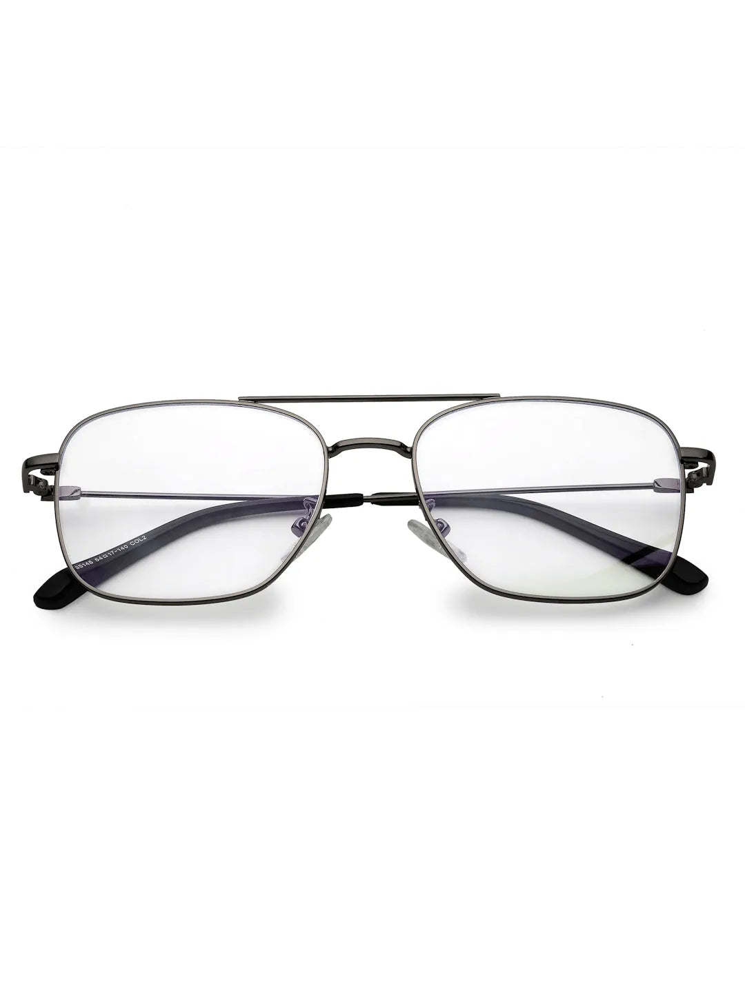 Jovion | Grey Medium Full Rim RECTANGLE Computer Glasses for Men & Women [Blue Block]