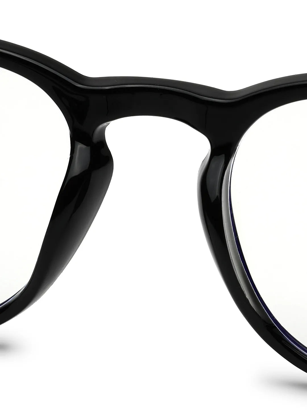 Rivena | Black Small Full Rim Square Computer Glasses for Men & Women [Blue Block]