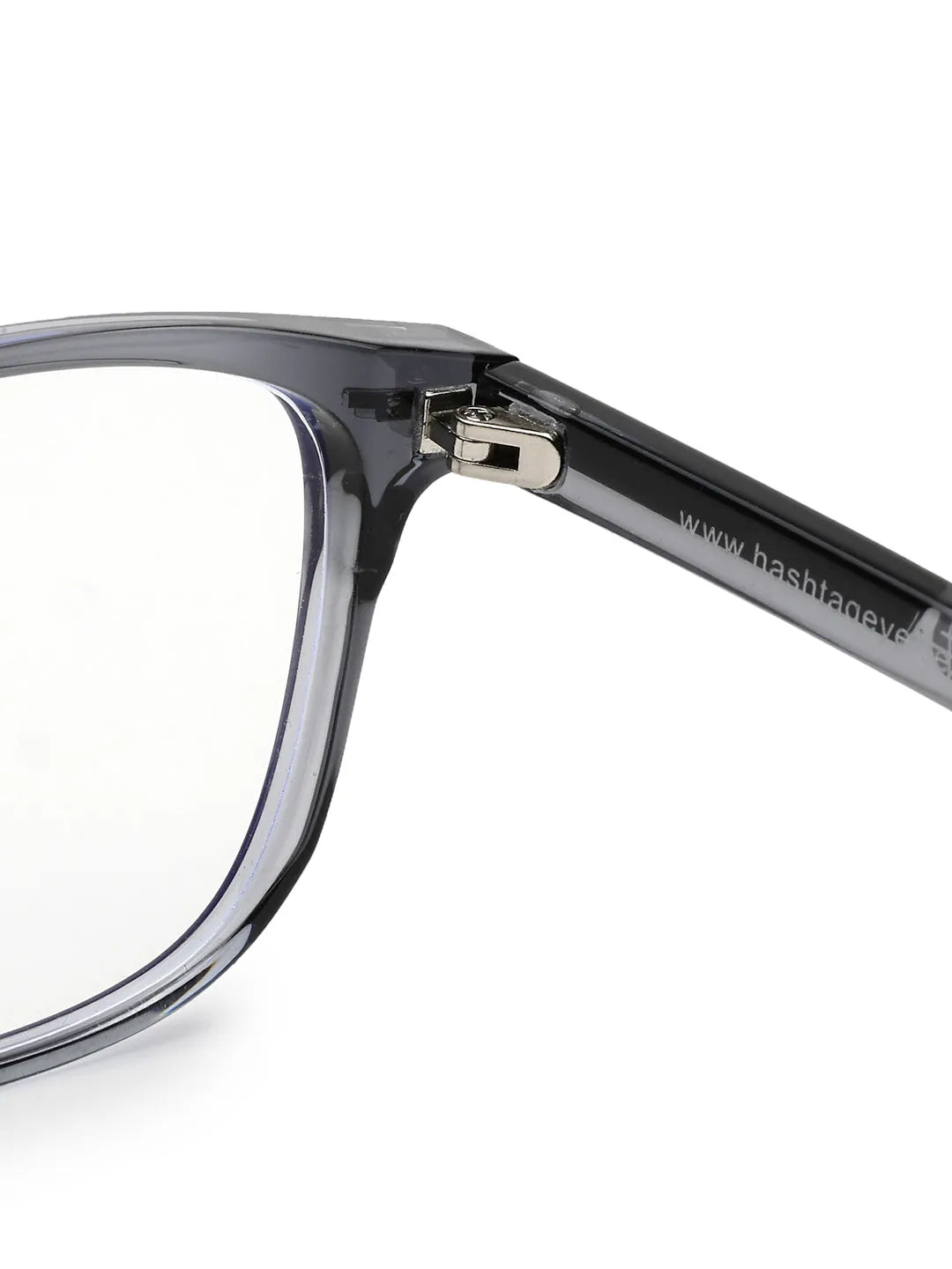 Vortara | Grey Medium Full Rim Wayfarer Computer Glasses for Men & Women [Blue Block]