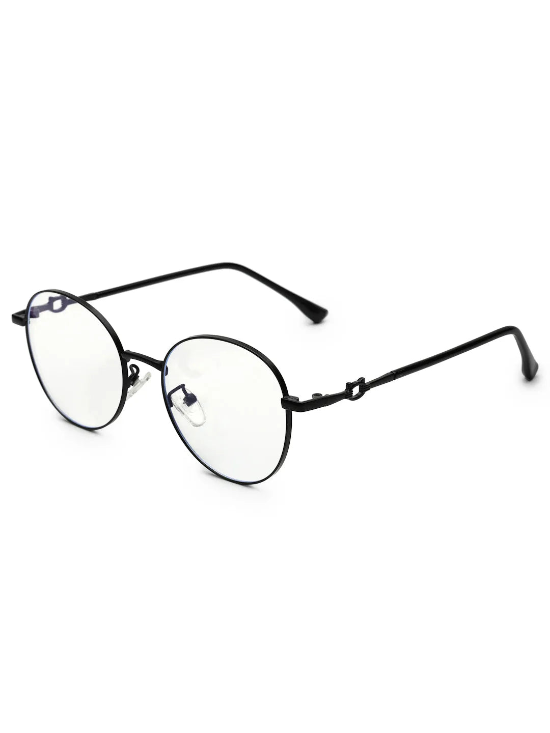 Astrid | Golden Rose Medium Full Rim Oval Computer Glasses for Men & Women [Blue Block]