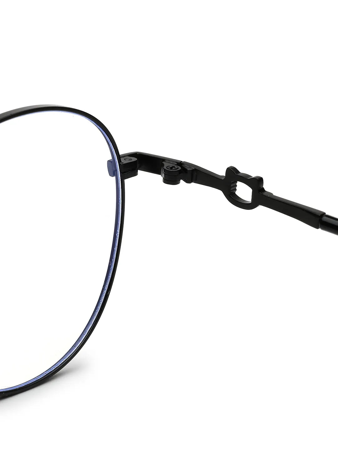 Astrid | Golden Rose Medium Full Rim Oval Computer Glasses for Men & Women [Blue Block]