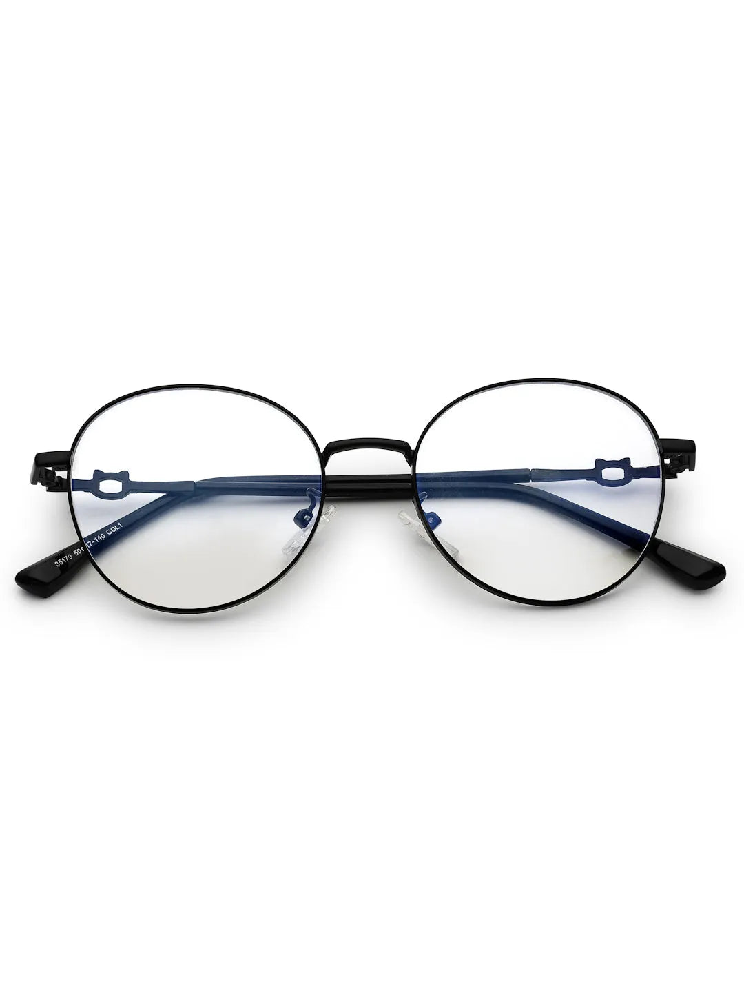 Astrid | Golden Rose Medium Full Rim Oval Computer Glasses for Men & Women [Blue Block]