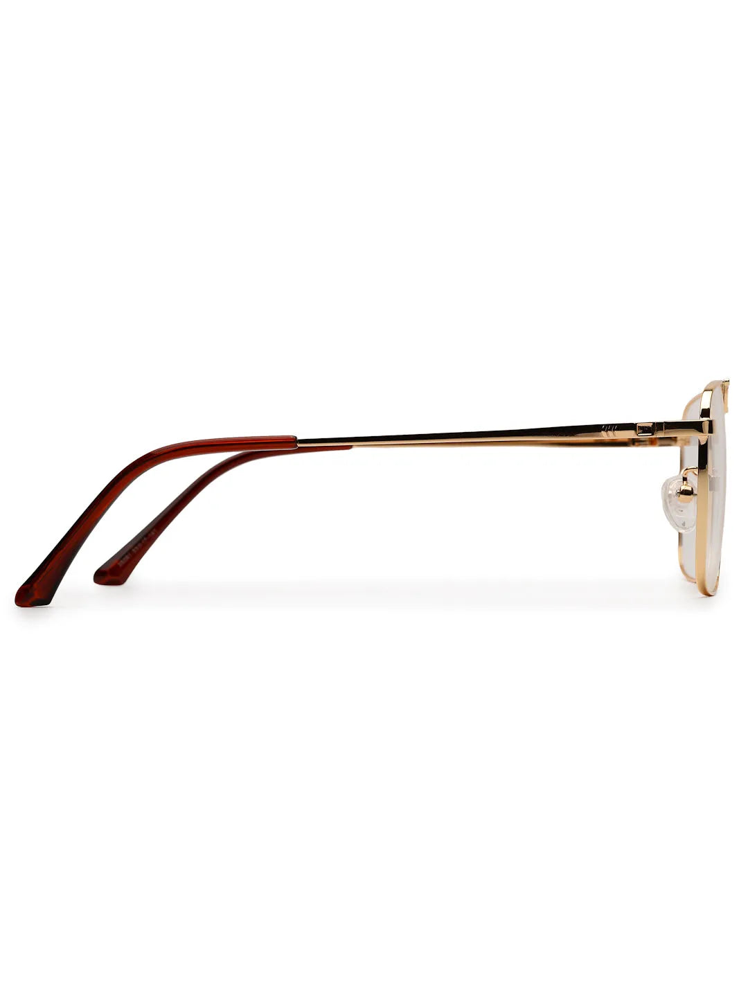 Neuron | Golden Medium Full Rim RECTANGLE Computer Glasses for Men & Women [Blue Block]
