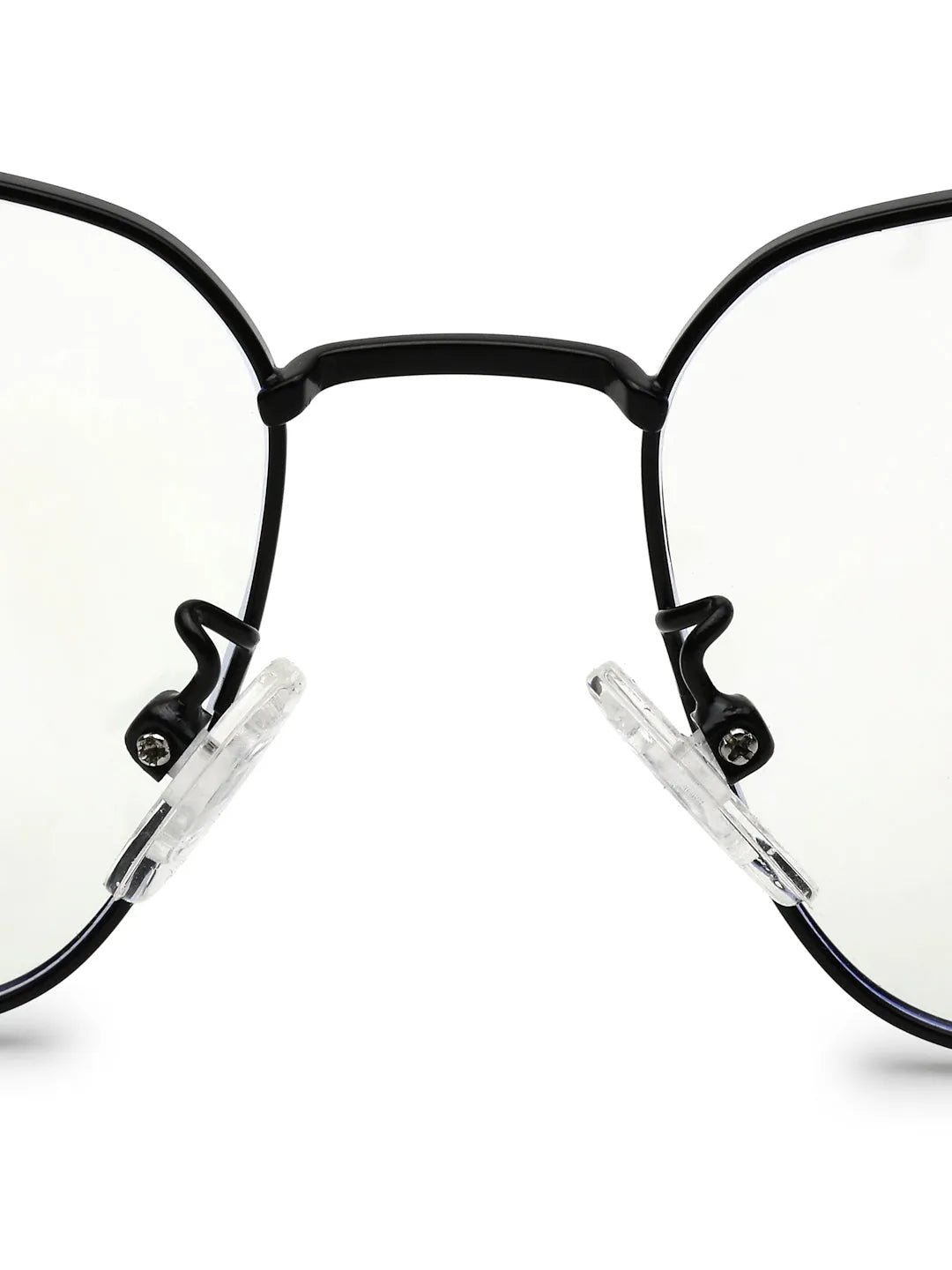 Fyrion | Black Medium Full Rim RECTANGLE Computer Glasses for Men & Women [Blue Block]