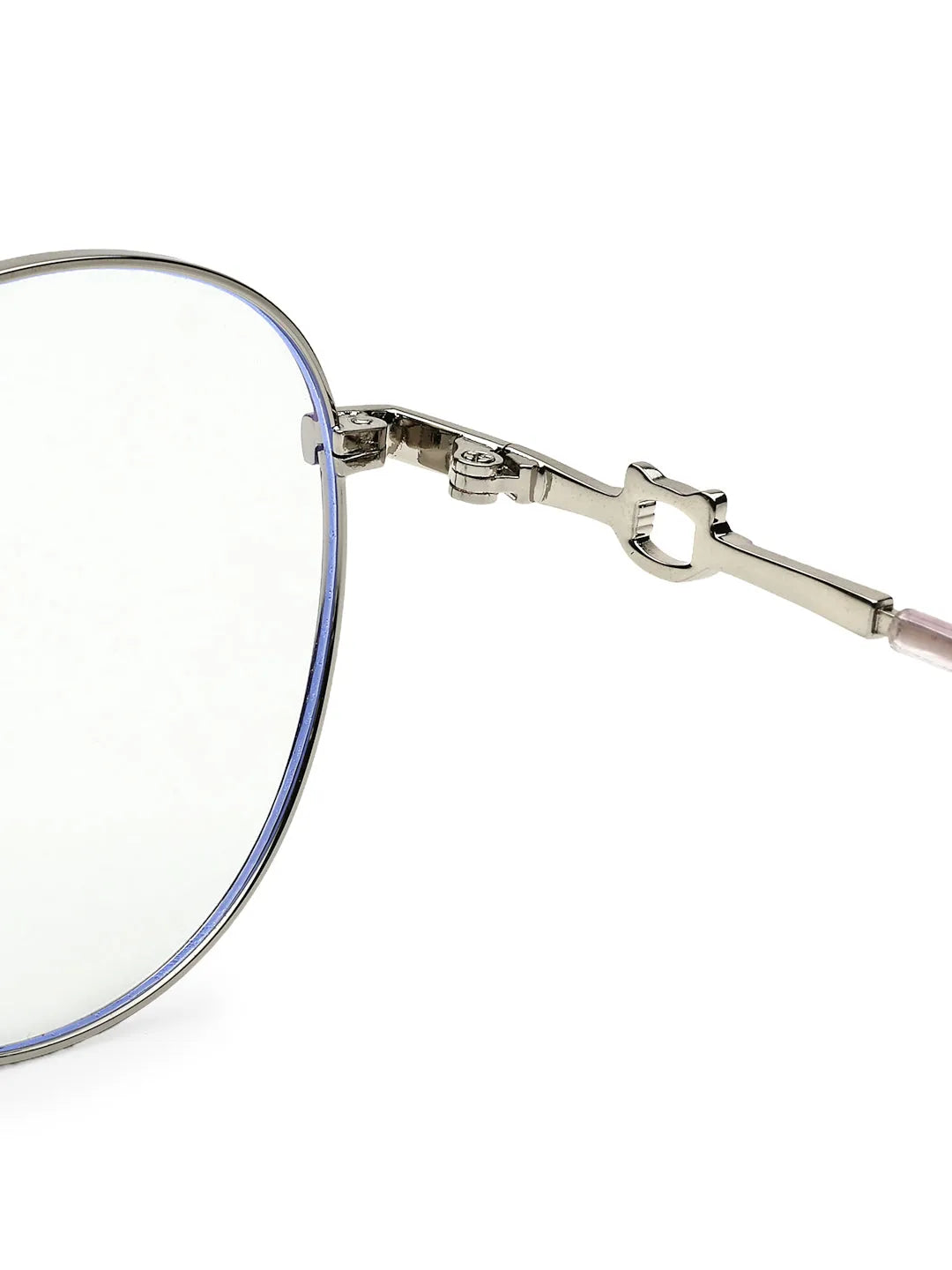 Astrid | Grey Medium Full Rim Oval Computer Glasses for Men & Women [Blue Block]