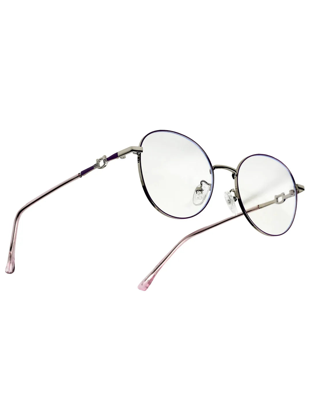 Astrid | Grey Medium Full Rim Oval Computer Glasses for Men & Women [Blue Block]