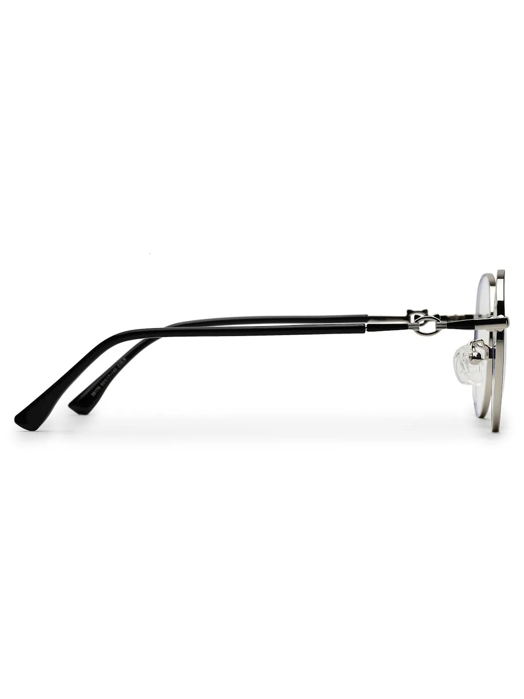 Astrid | Grey Medium Full Rim Oval Computer Glasses for Men & Women [Blue Block]