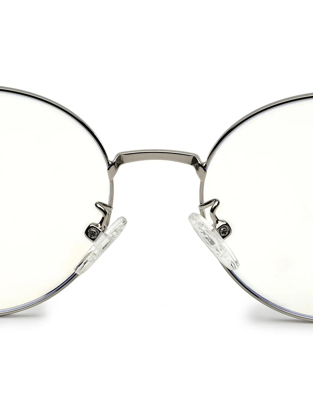 Astrid | Grey Medium Full Rim Oval Computer Glasses for Men & Women [Blue Block]