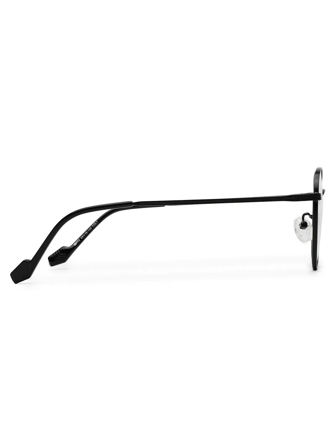Galveris | Black Small Full Rim Round Computer Glasses for Men & Women [Blue Block]