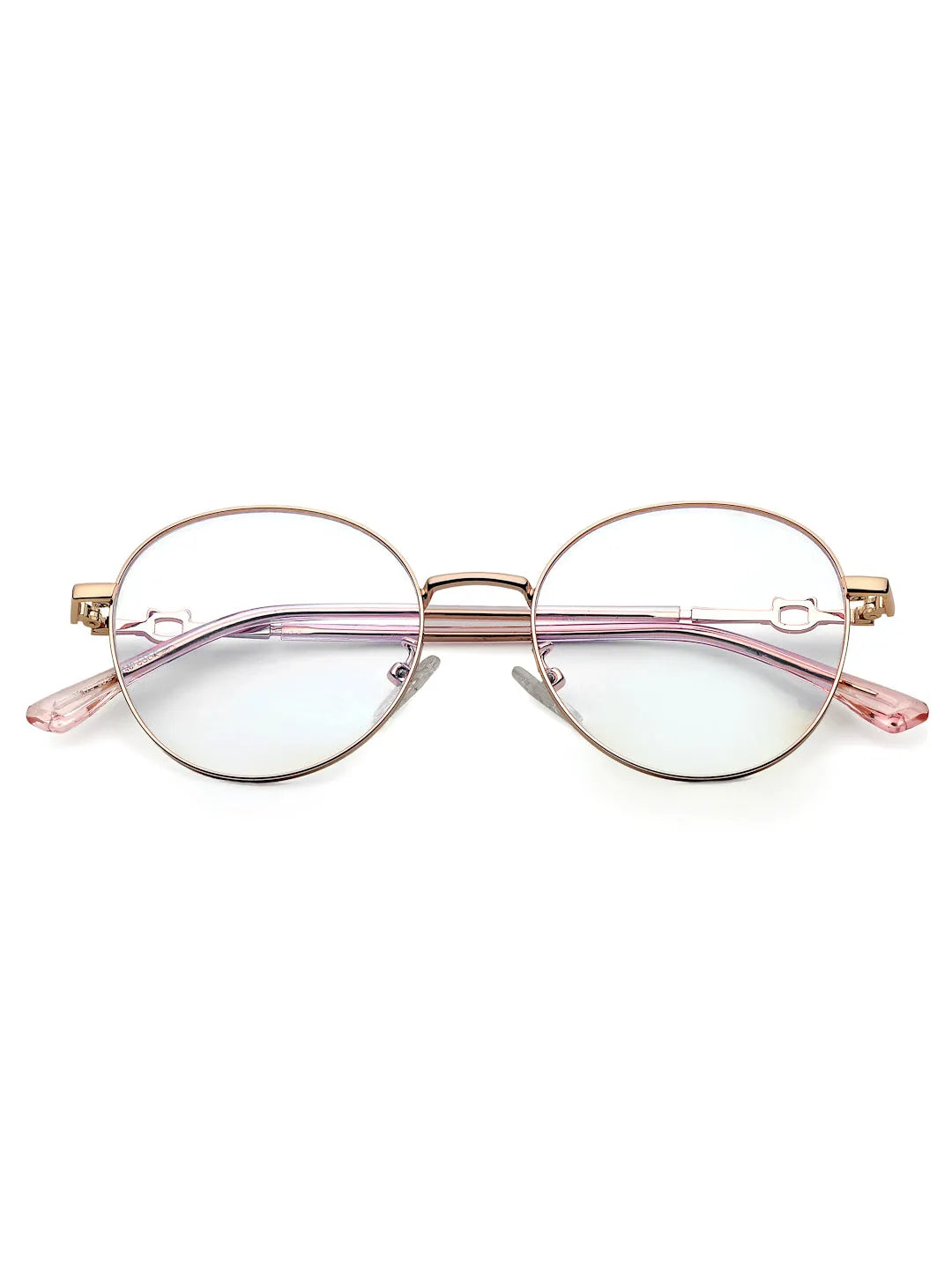 Astrid | Silver & Black Medium Full Rim Oval Computer Glasses for Men & Women [Blue Block]
