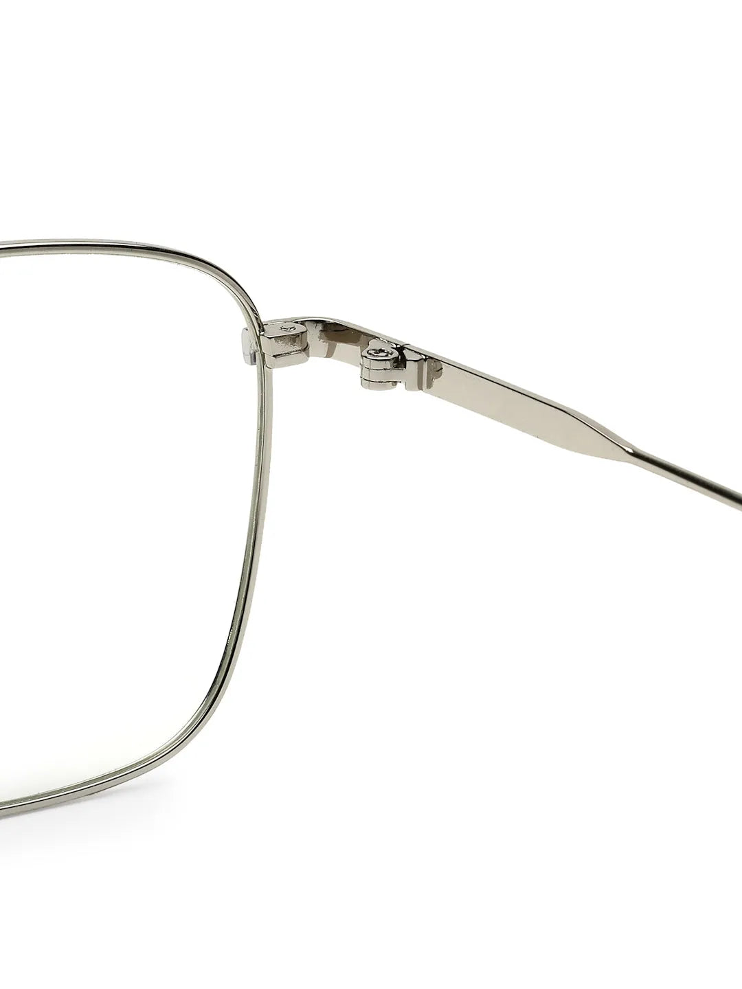 Nova | Silver Medium Full Rim Square Computer Glasses for Men & Women [Blue Block]