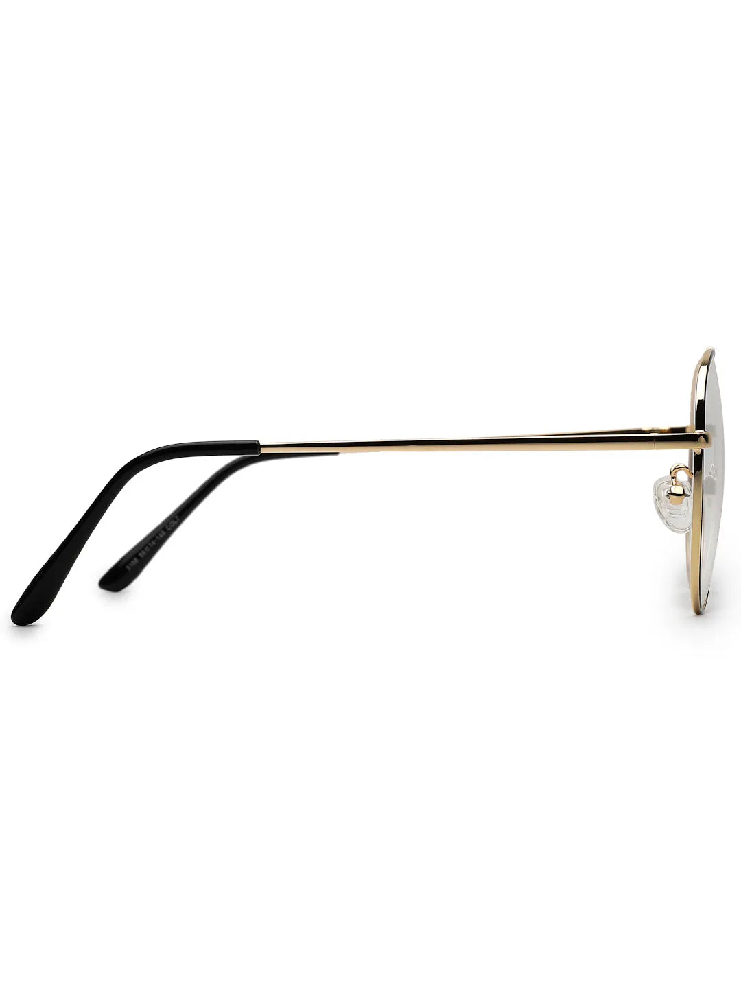 Gravion | Black & Golden Medium Full Rim Aviator Computer Glasses for Men & Women [Blue Block]