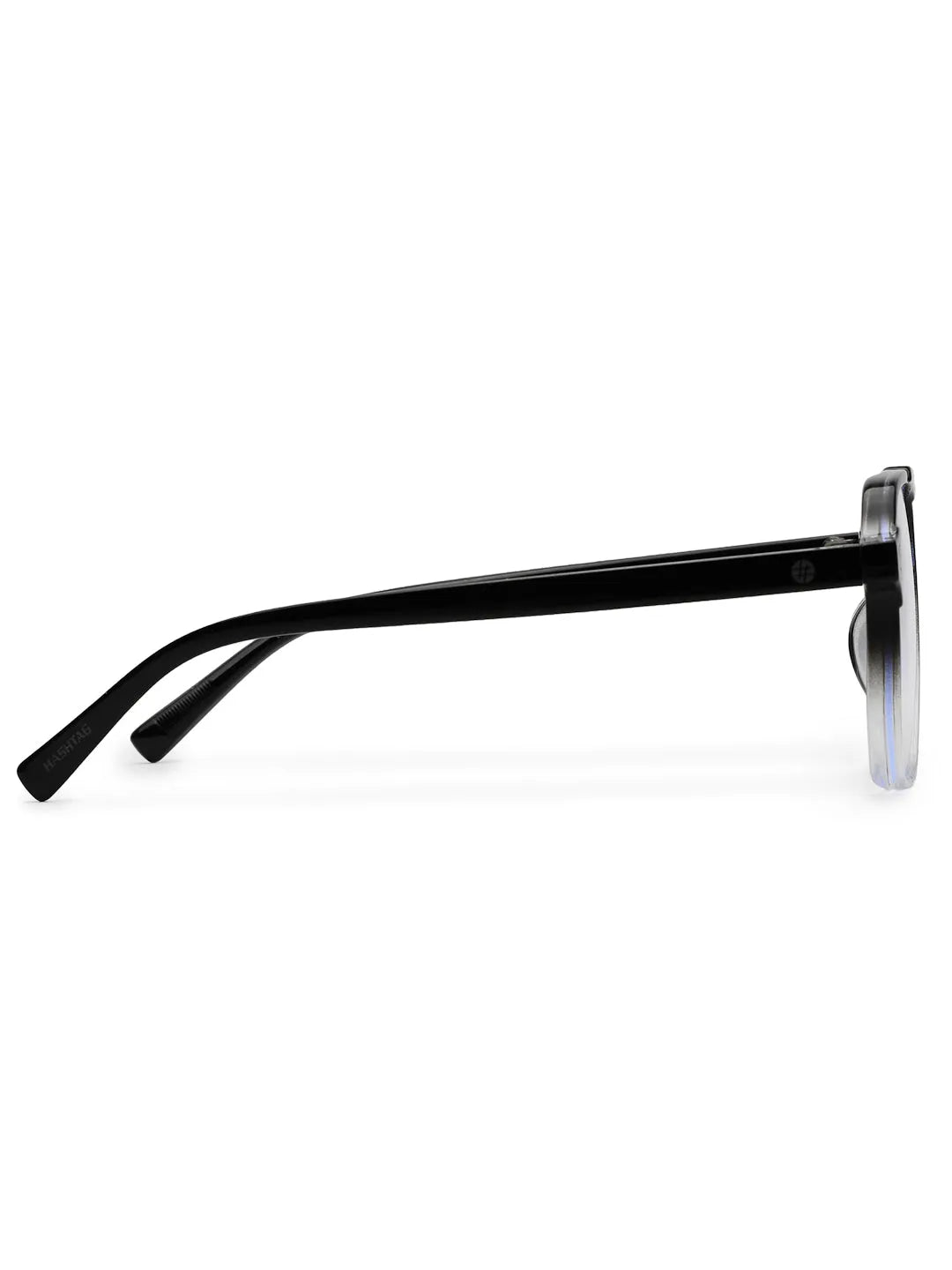 Lumnos | Gradient Black Medium Full Rim Square Computer Glasses for Men & Women [Blue Block]