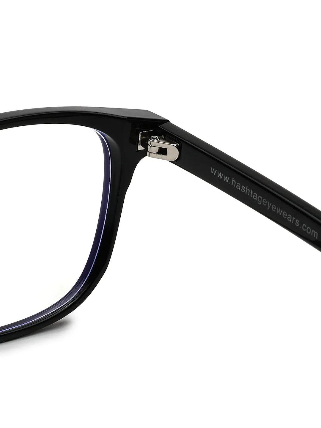 Vortara | Black Medium Full Rim Wayfarer Computer Glasses for Men & Women [Blue Block]