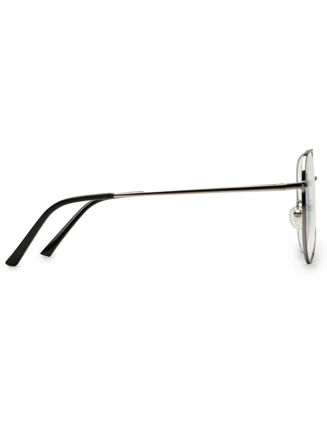 Gravion | Blue & Grey Medium Full Rim Aviator Computer Glasses for Men & Women [Blue Block]