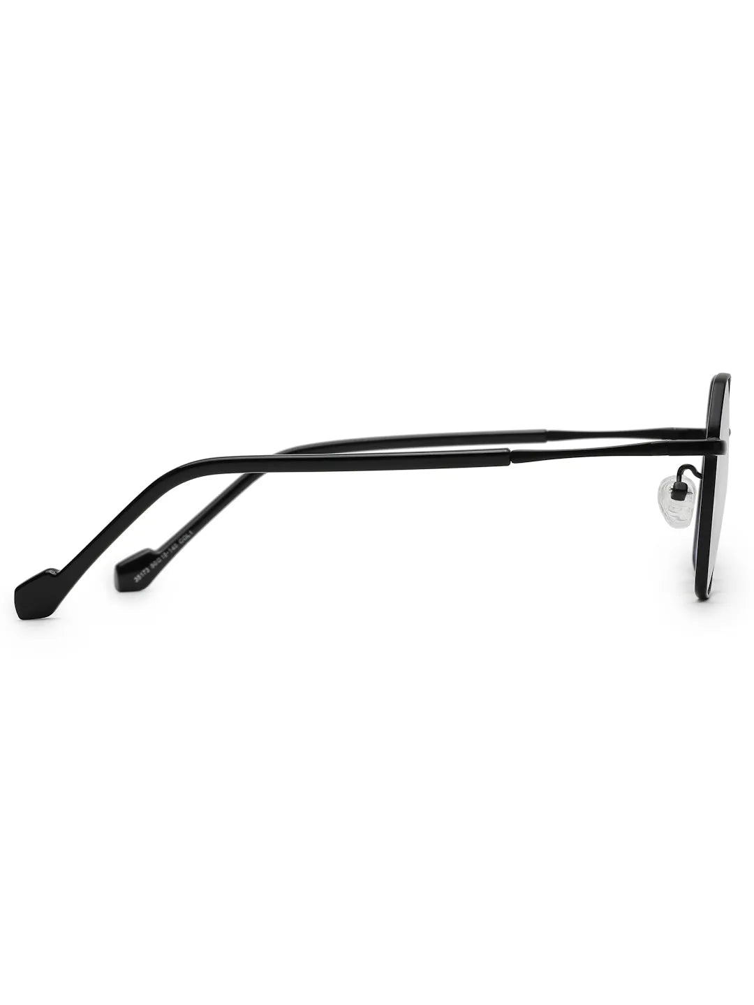 Dravon | Black Medium Full Rim Hexagonal Computer Glasses for Men & Women [Blue Block]
