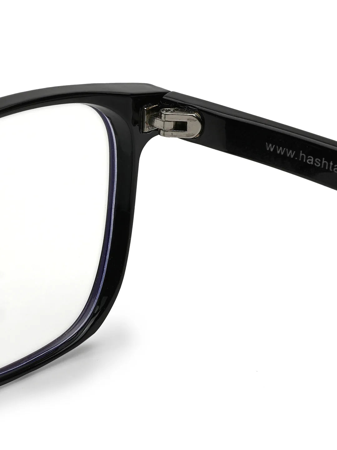 Novara | Black Medium Full Rim Wayfarer Computer Glasses for Men & Women [Blue Block]
