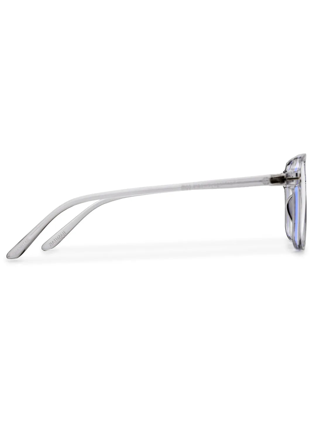 Aegira | Grey Small Full Rim Square Computer Glasses for Men & Women [Blue Block]