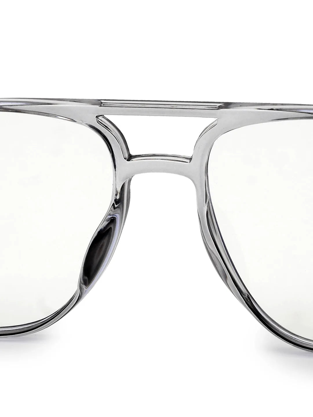 Aegira | Grey Small Full Rim Square Computer Glasses for Men & Women [Blue Block]