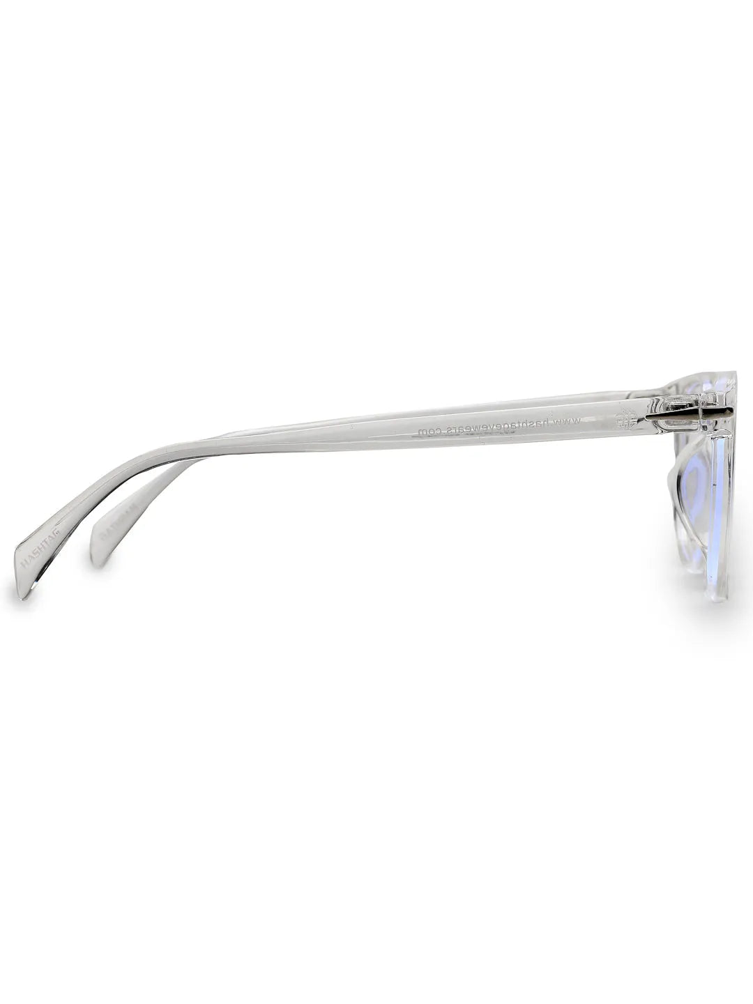 Rivena | Transparent Small Full Rim Square Computer Glasses for Men & Women [Blue Block]