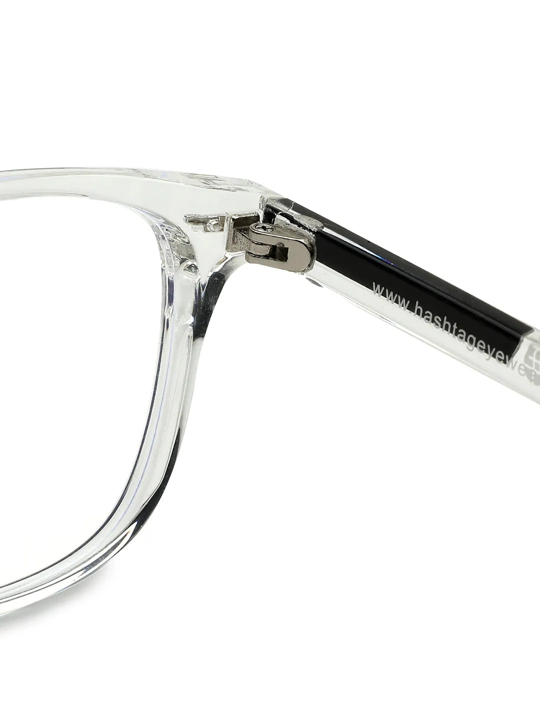 Vortara | Tranparent Medium Full Rim Wayfarer Computer Glasses for Men & Women [Blue Block]