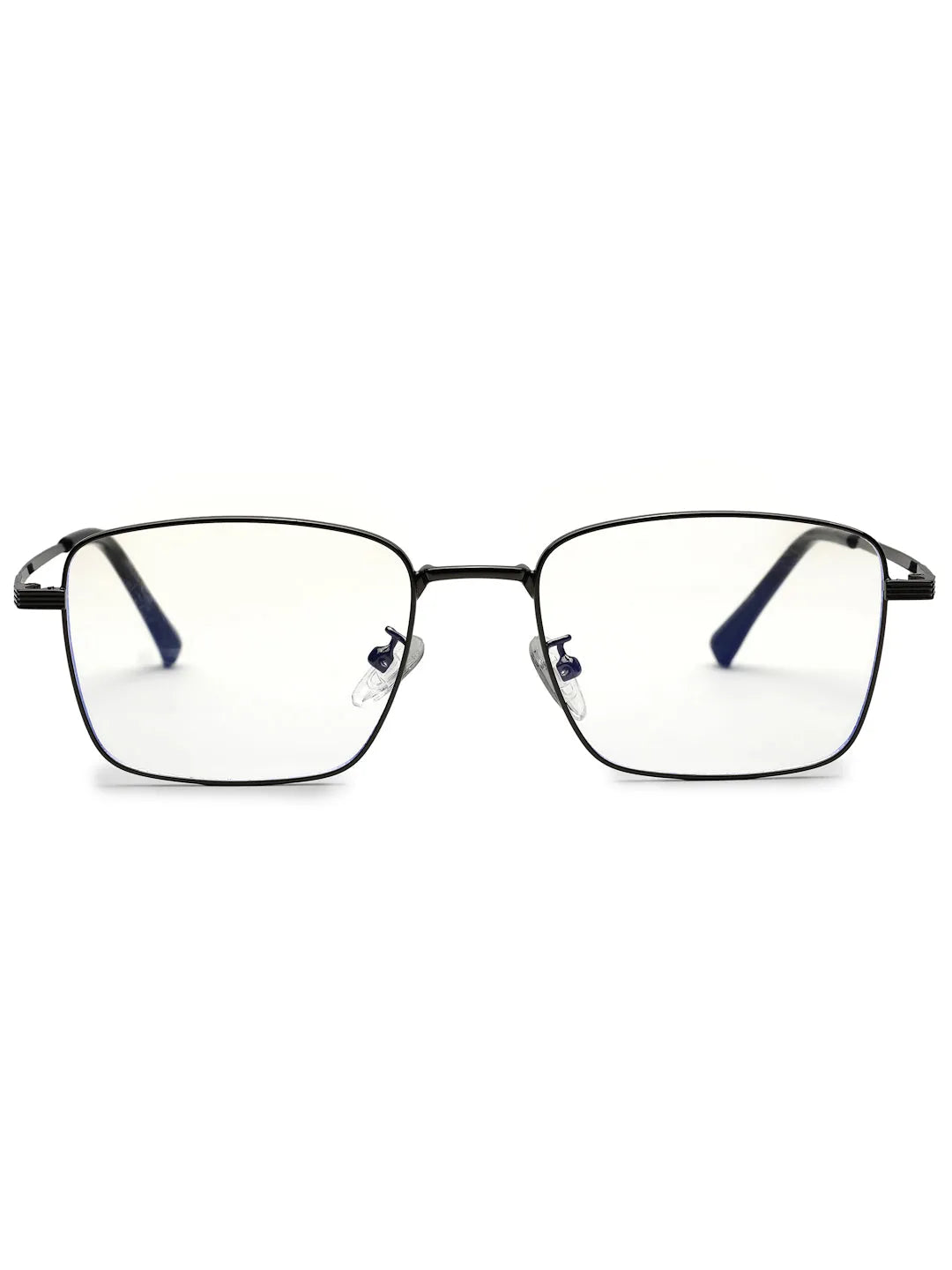 Fyrion | Grey Medium Full Rim RECTANGLE Computer Glasses for Men & Wom
