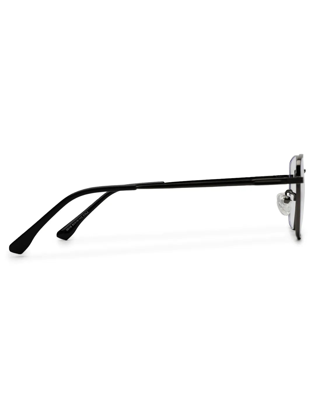 Fyrion | Grey Medium Full Rim RECTANGLE Computer Glasses for Men & Women [Blue Block]