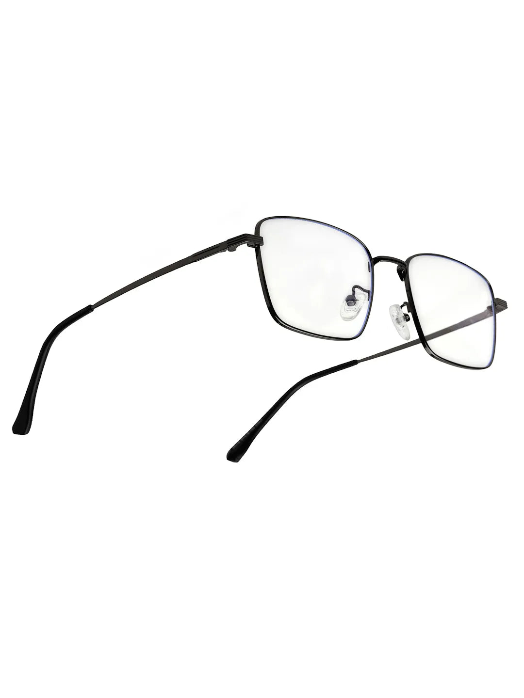 Fyrion | Grey Medium Full Rim RECTANGLE Computer Glasses for Men & Women [Blue Block]