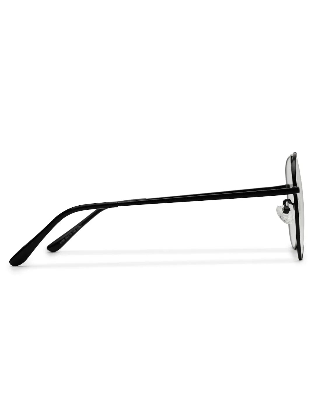 Gravion | Black Medium Full Rim Aviator Computer Glasses for Men & Women [Blue Block]