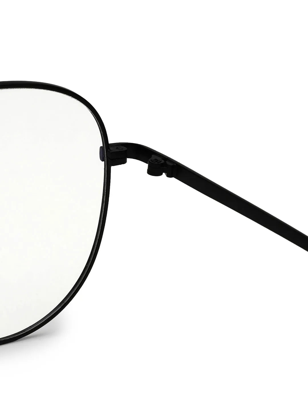 Gravion | Black Medium Full Rim Aviator Computer Glasses for Men & Women [Blue Block]