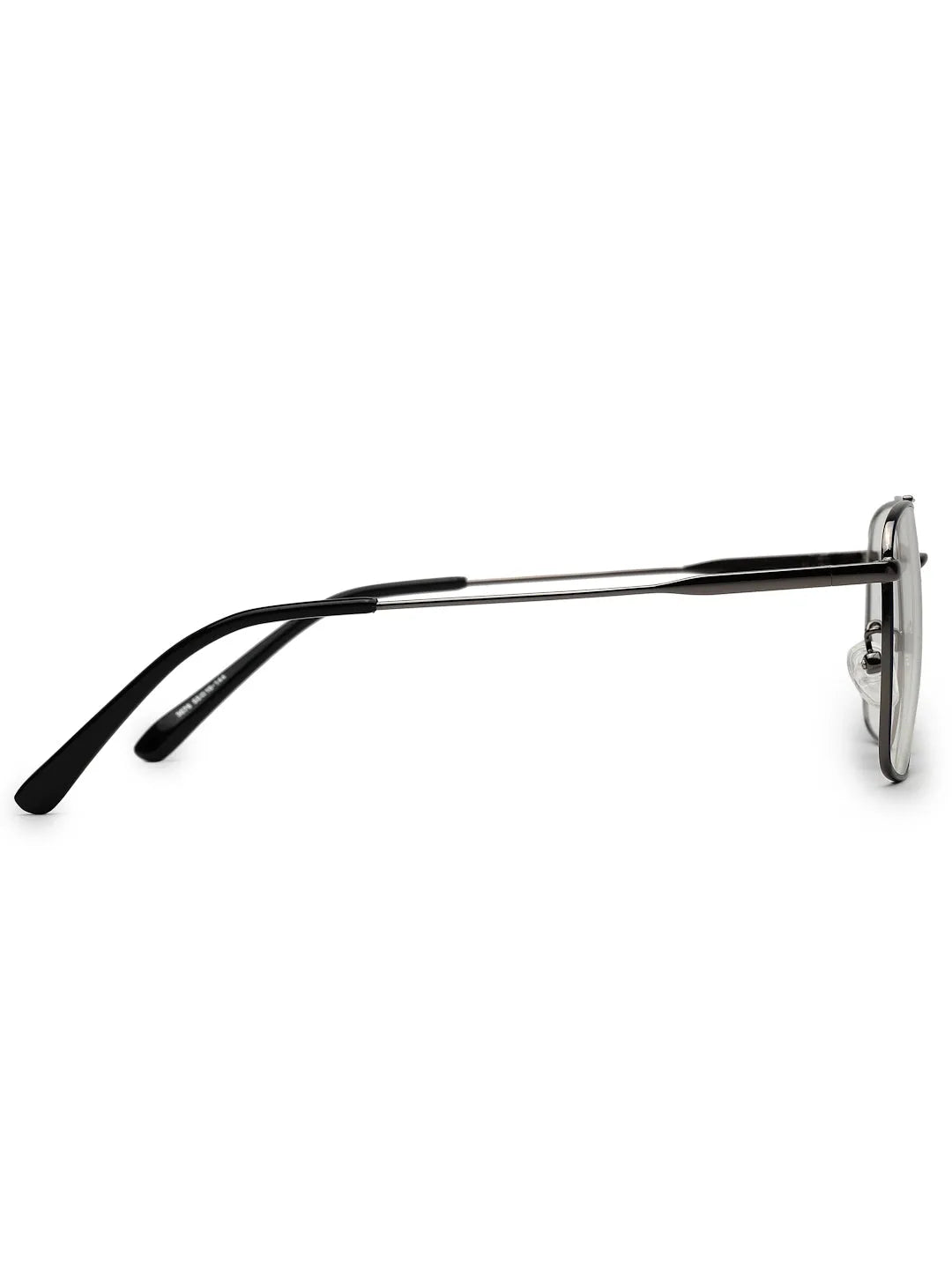 Nova | Mat Black Medium Full Rim Square Computer Glasses for Men & Women [Blue Block]