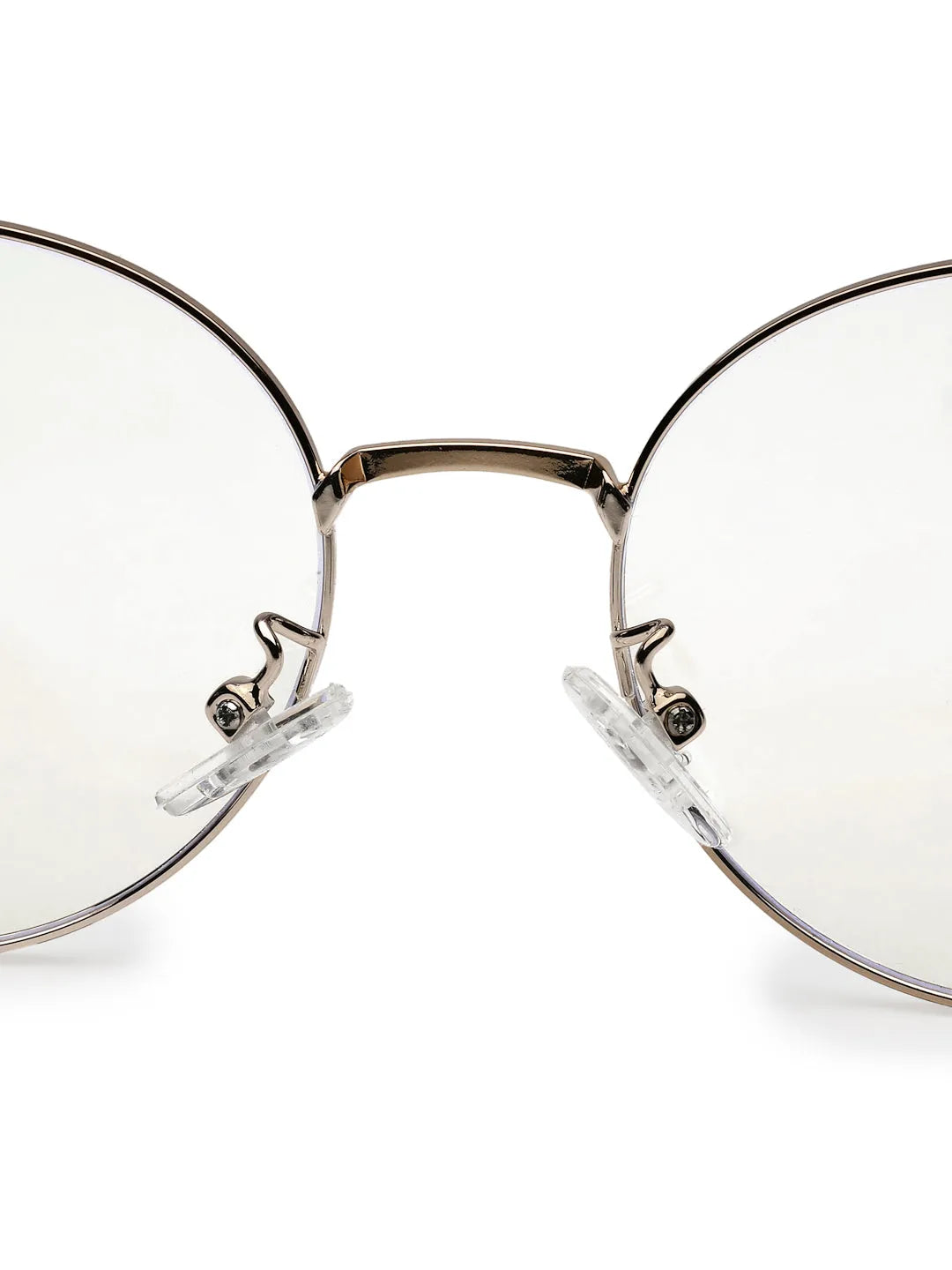 Astrid | Golden & Black Medium Full Rim Oval Computer Glasses for Men & Women [Blue Block]