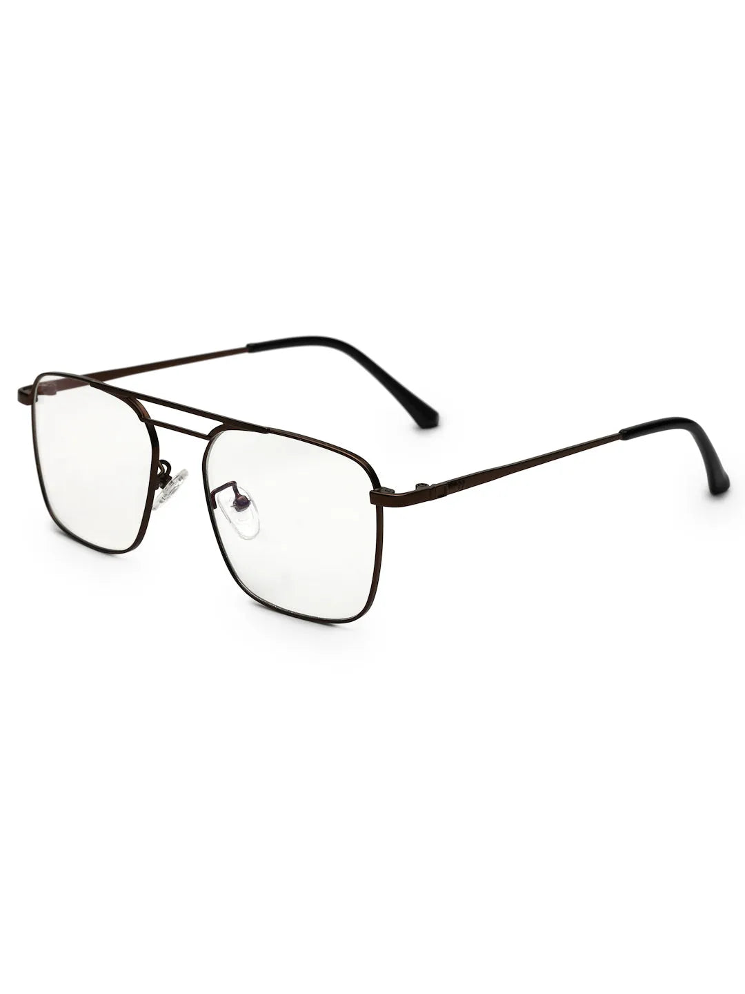 Neuron | Brown Medium Full Rim RECTANGLE Computer Glasses for Men & Women [Blue Block]