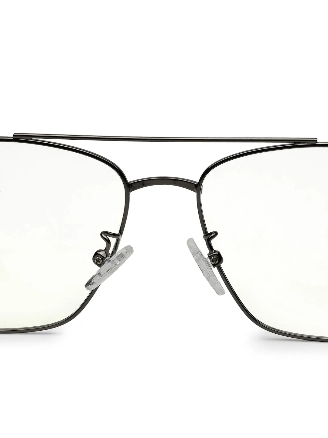 Nova | Grey Medium Full Rim Square Computer Glasses for Men & Women [Blue Block]