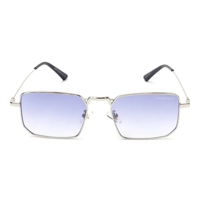 Feryn | Gradient Blue Full Rim Lock Side Sunglasses Men & Women for Medium [UV-protected]